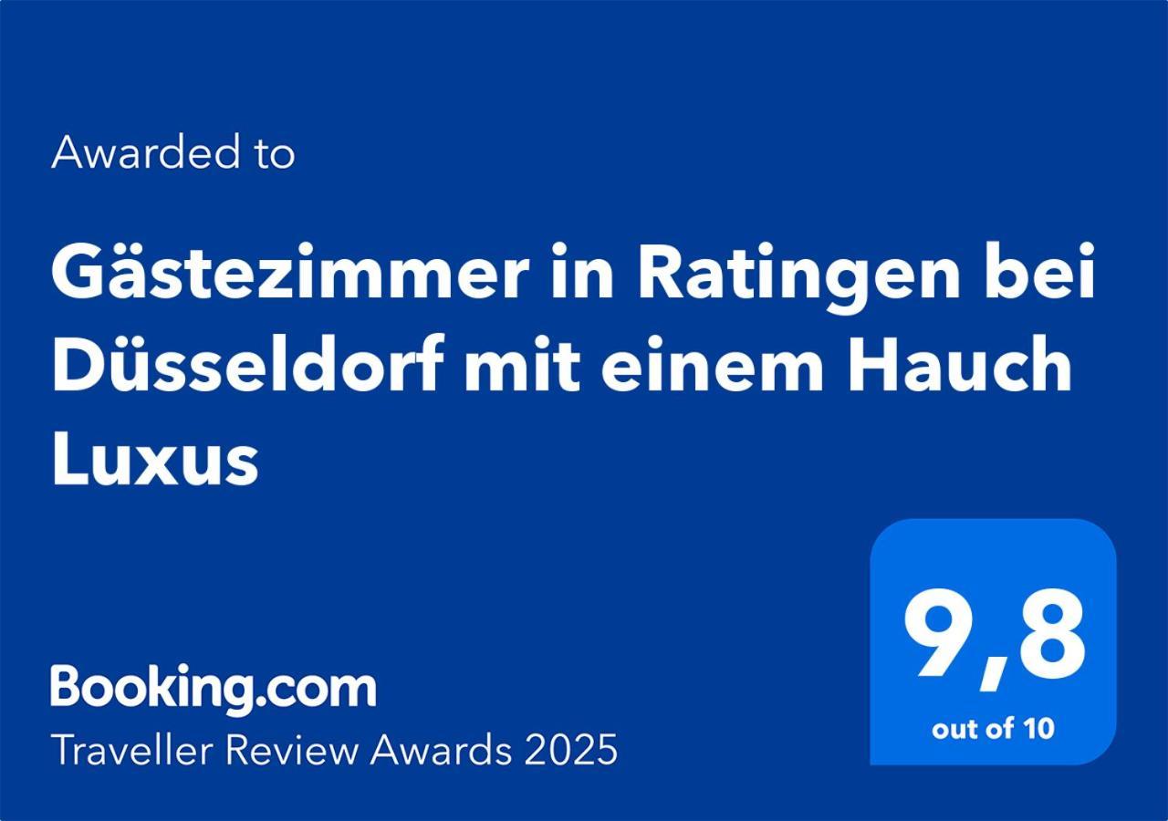 Gaestezimmer In Ratingen Bei Duesseldorf Mit Einem Hauch Luxus Buitenkant foto